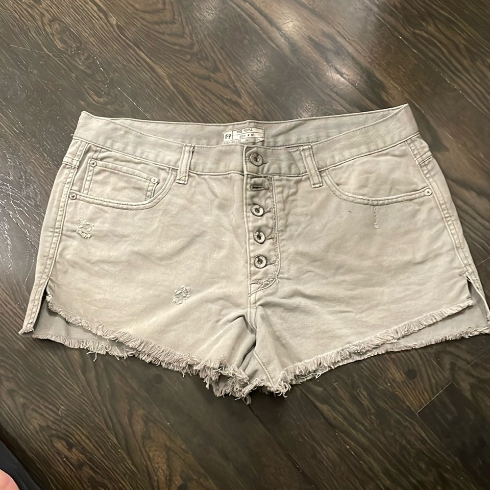 Free people denim shorts